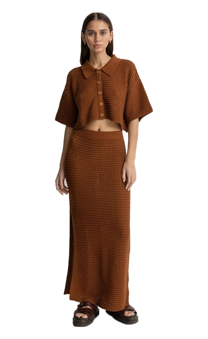 EVERMORE KNIT MIDI SKIRT#SkirtRhythm