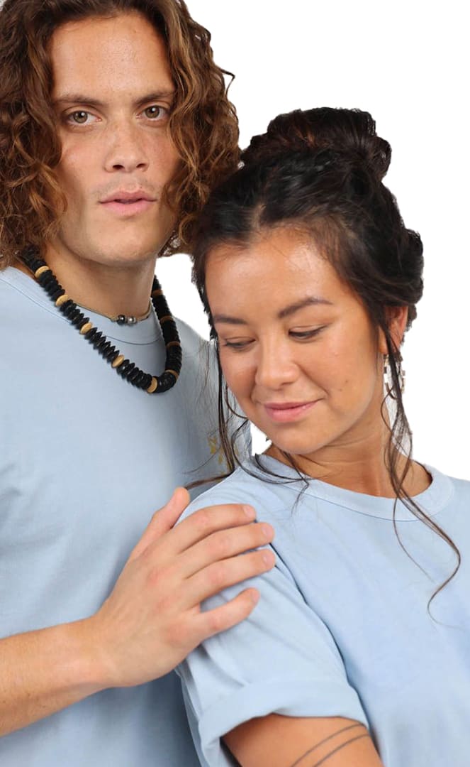 Isabelle Light Blue T-shirt S/S Unisexe#Tee ShirtsOxbow