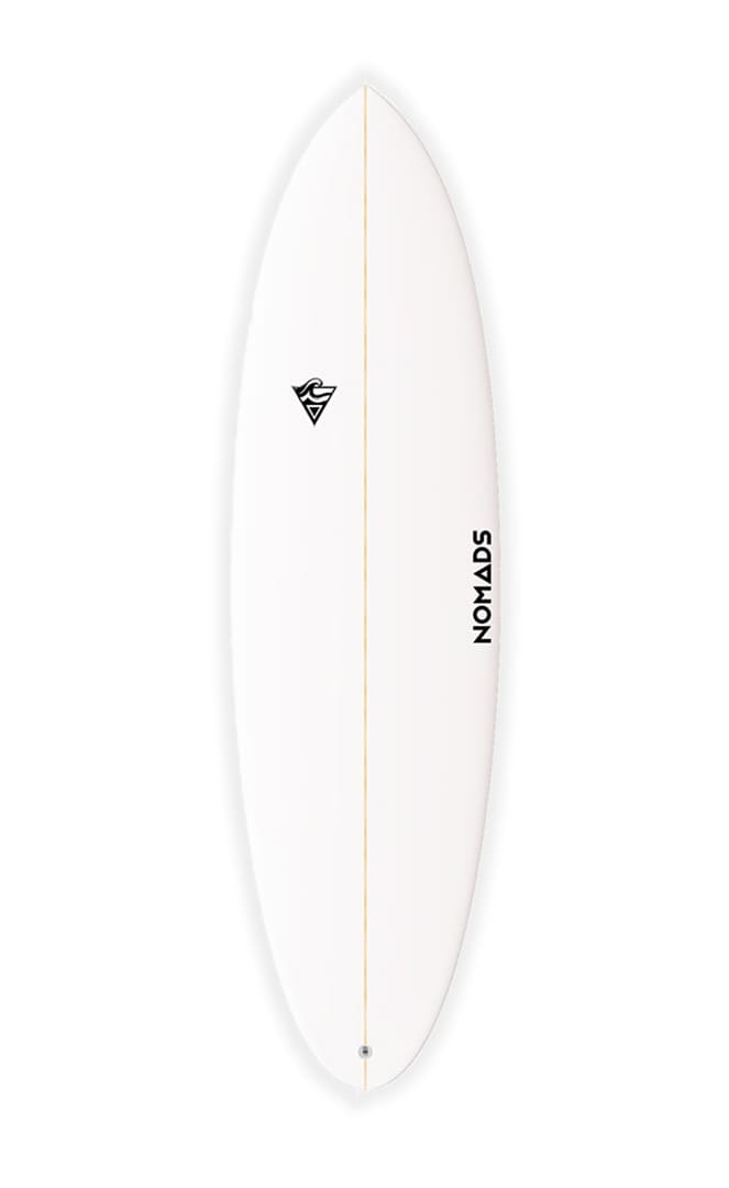 Kudat Planche De Surf Funboard White#Funboard / HybrideNomads Surfing