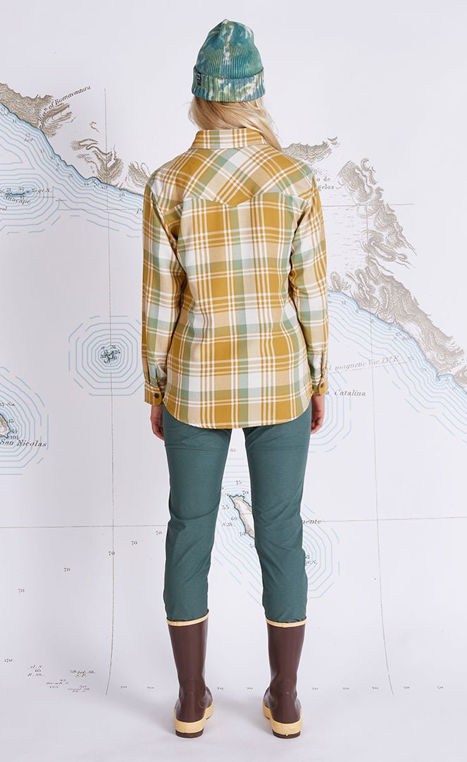 Long Haul Flannel Workwear Chemise Femme#ChemisesSalty Crew