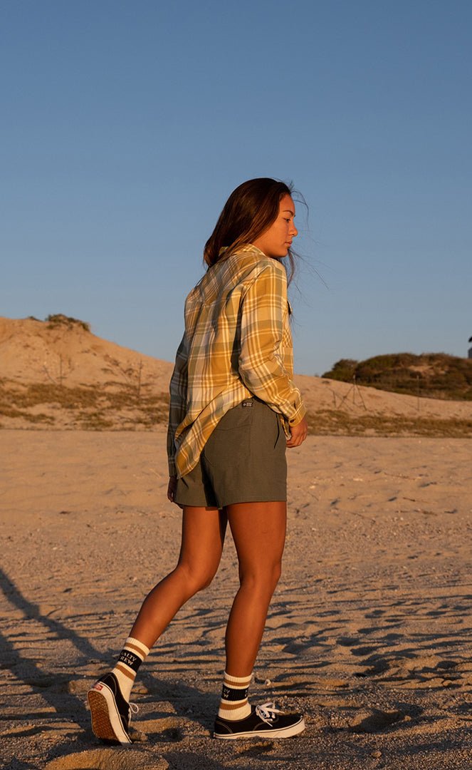 Long Haul Flannel Workwear Chemise Femme#ChemisesSalty Crew