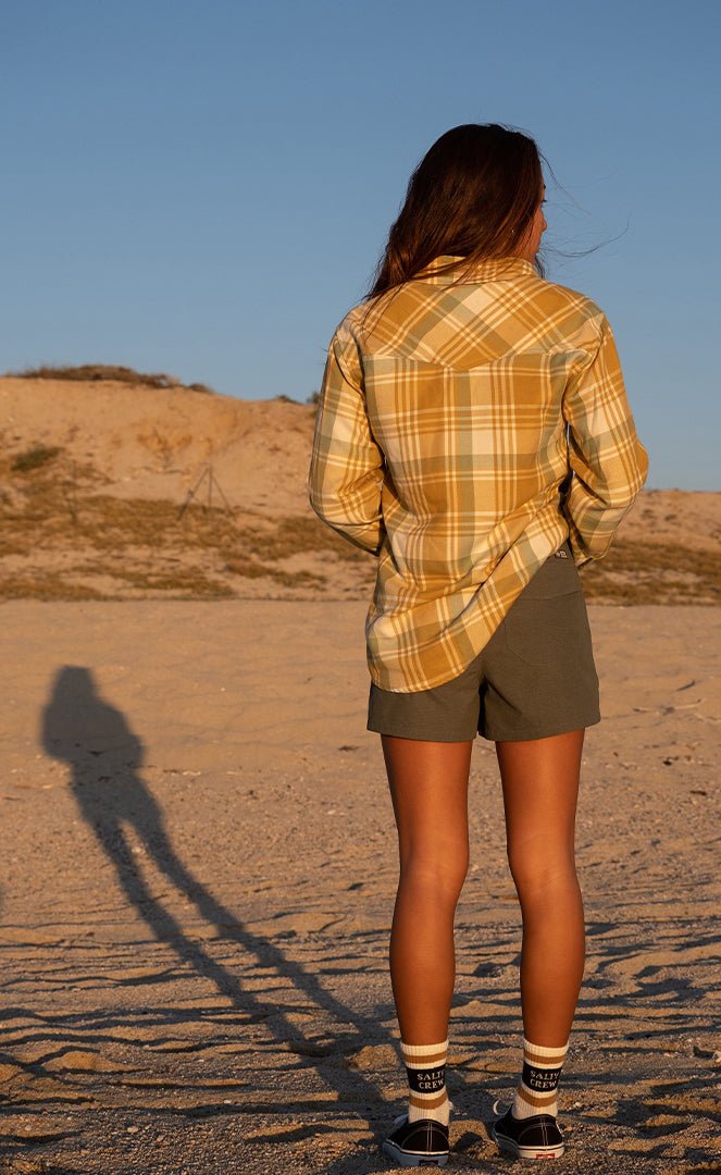 Long Haul Flannel Workwear Chemise Femme#ChemisesSalty Crew