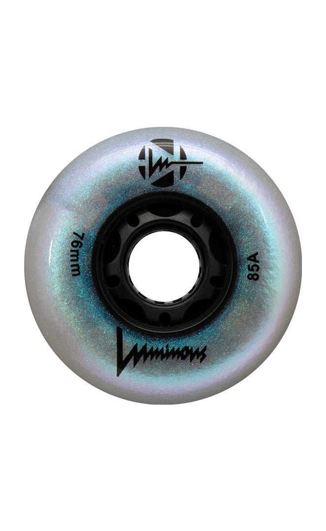 Luminous Led Black Pearl 76Mm/85A Roues Roller En Ligne#Roues RollerLuminous