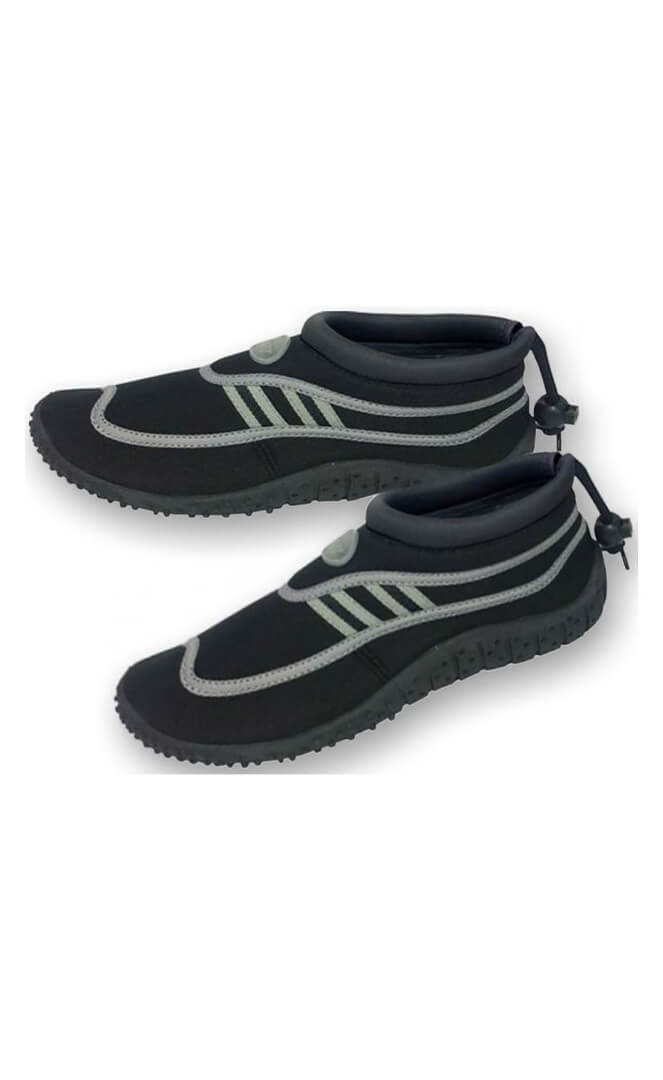Madurai Black/Silver Chaussures De Marche Aquatique Enfant#Chaussures AquatiquesSwat