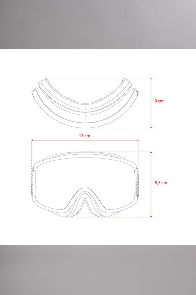 Out Of Shift Red White Verre Secondaire Inclus#MasquesOutof