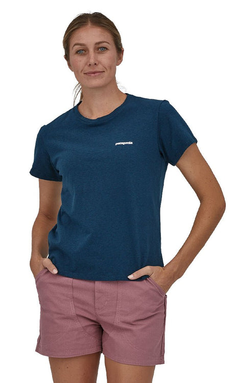 P6 Logo Tee Shirt Femme#Tee ShirtsPatagonia