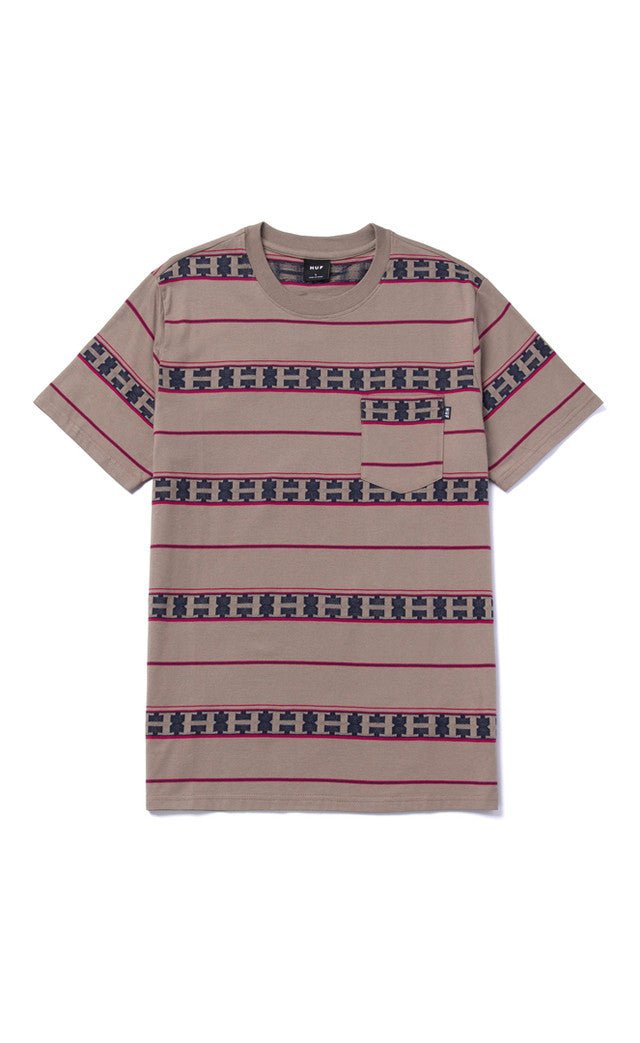 Palisades Stripe Tee Shirt Homme#Tee ShirtsHuf