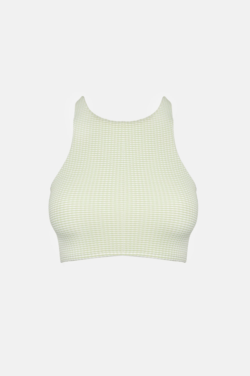 Maisy Check - Women's Swimsuit Top