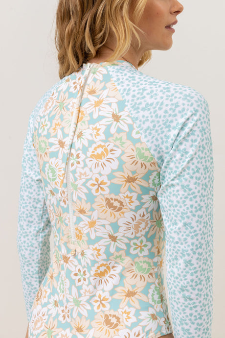 Paloma Floral - L/S Dames One-Piece
