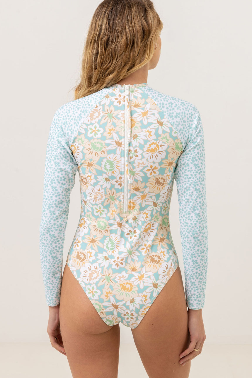 Paloma Floral - L/S Dames One-Piece