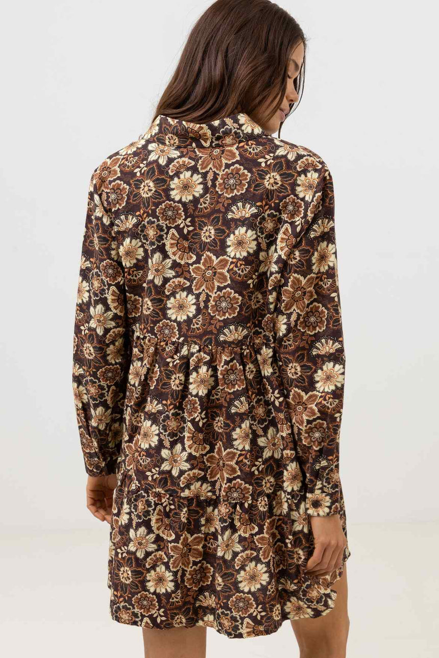 Cantabria Floral Tiered - Women's Short Dress