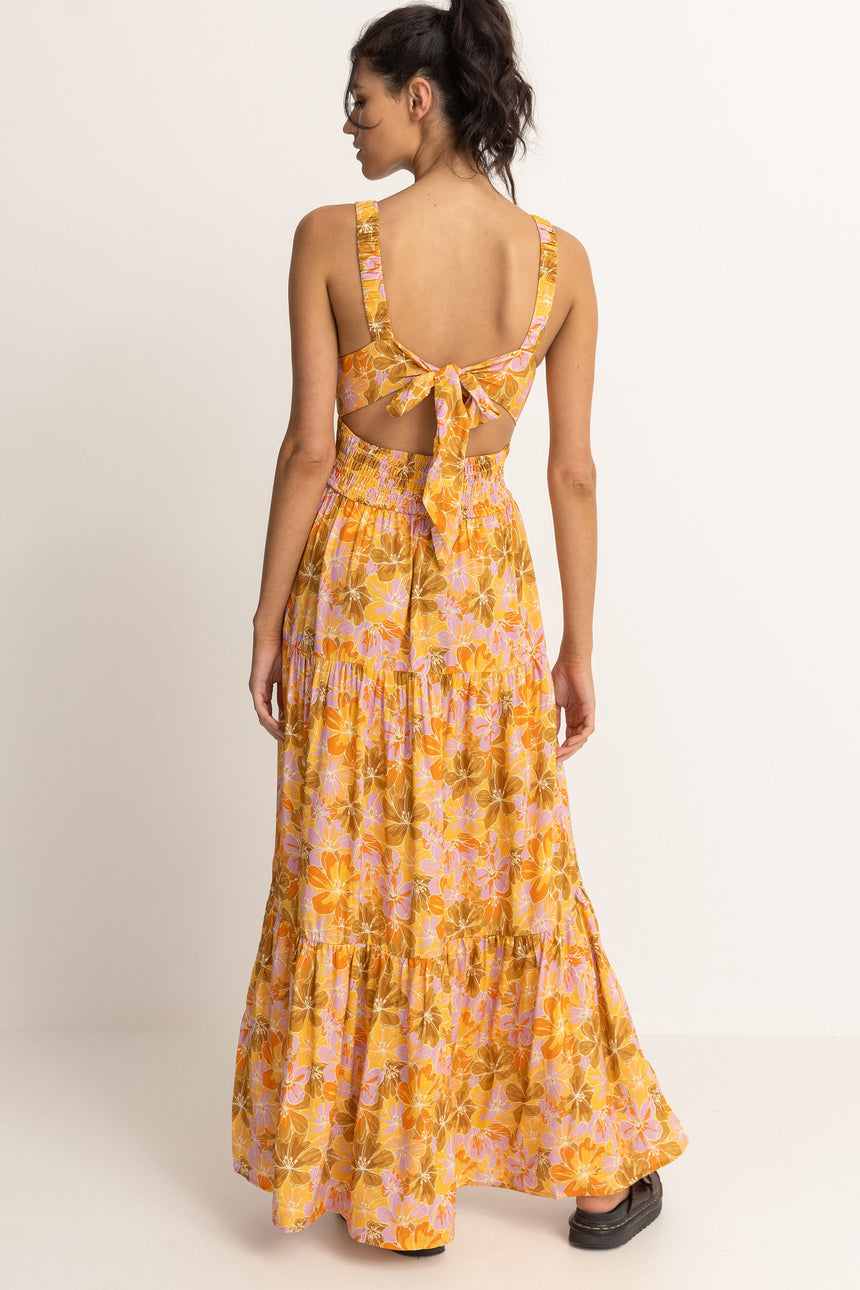 Mahana Floral Tiered - Robe Longue Femme
