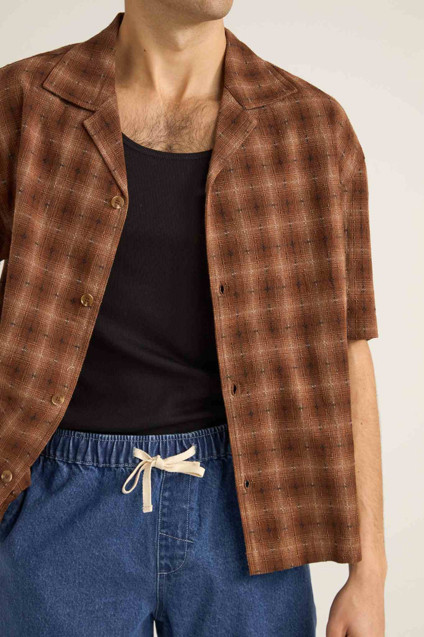 Entspannte Schattenprüfung - S/S Chemise Homme