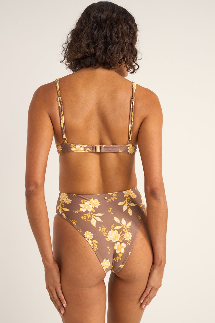 Anika Pannello Floreale con Ferretto - Top da Bagno Donna
