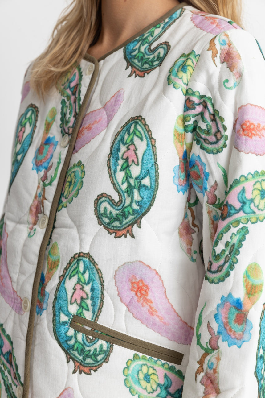 Brooklyn Paisley Gewatteerde Damesjas