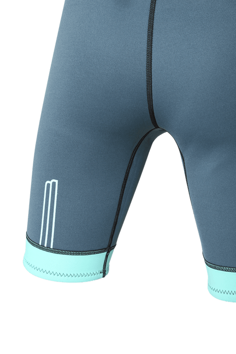 2/2 Pioneer - Zip Dos S/S Combinaison Shorty Surf Fille EnfantsShortyMdns