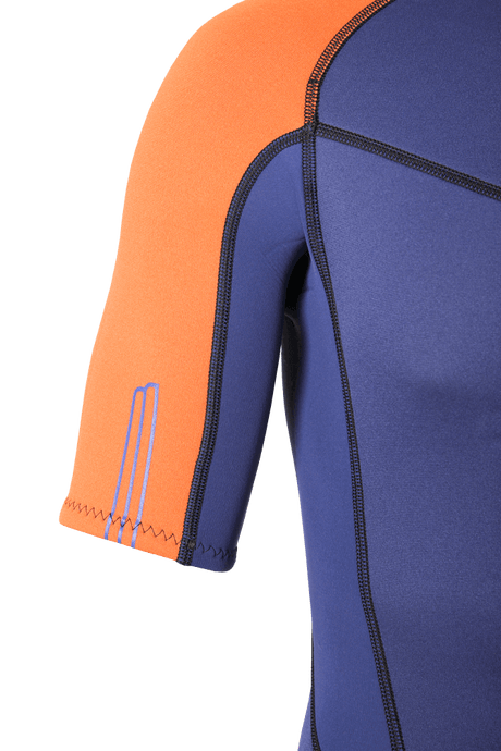 2/2 Pionner - Zip Dos S/S Combinaison Shorty Surf GarçonShortyMdns