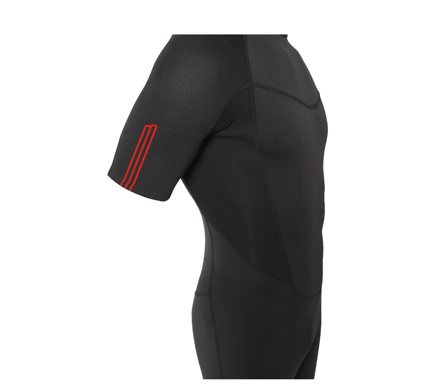 2/2 Shorty Stamiina Flatlock - Combinaison Surf HommeShortyMdns