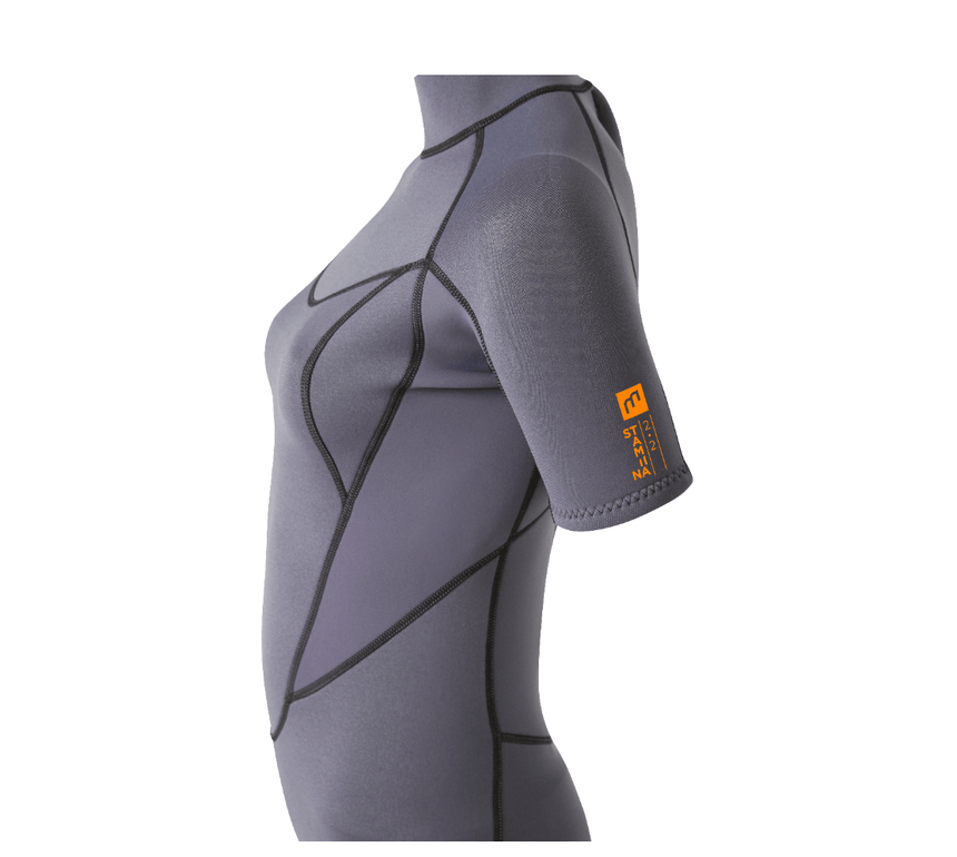 2/2 Stamiina - Zip Dos S/S Combinaison Shorty Surf FemmeShortyMdns