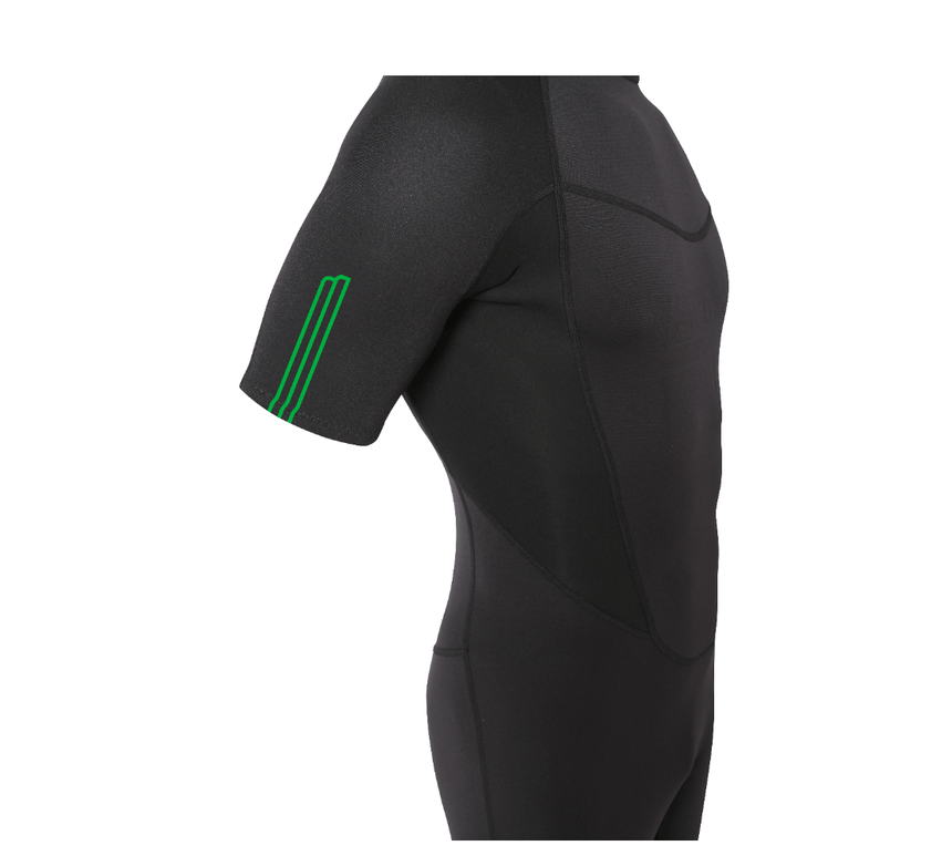 2/2 Stamiina - Zip Dos S/S Combinaison Shorty Surf HommeShortyMdns