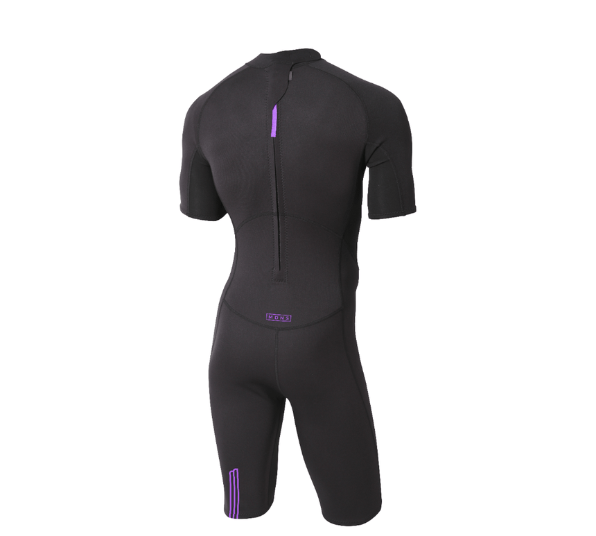 2/2 Stamiina - Zip Dos S/S Combinaison Shorty Surf HommeShortyMdns