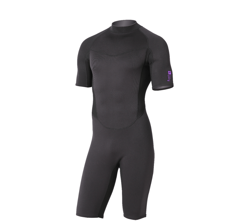 2/2 Stamiina - Zip Dos S/S Combinaison Shorty Surf HommeShortyMdns