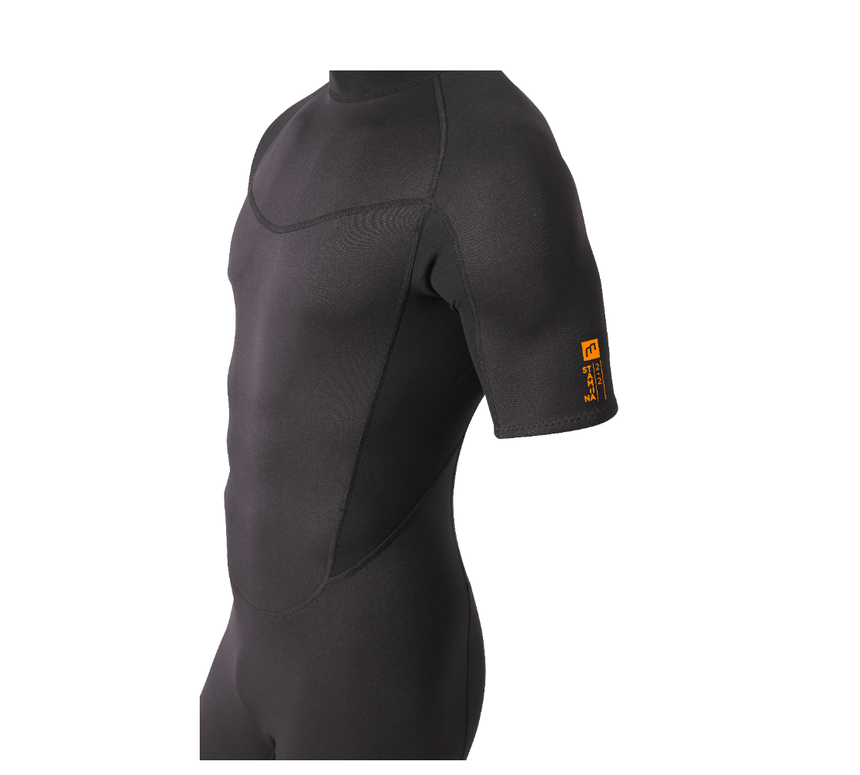 2/2 Stamiina - Zip Dos S/S Combinaison Shorty Surf HommeShortyMdns