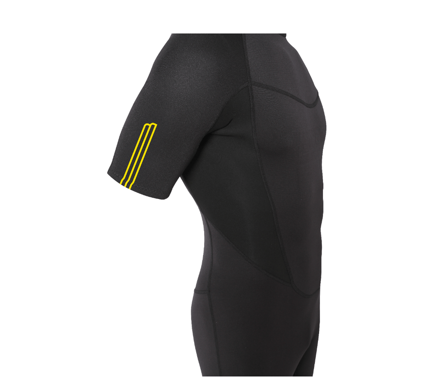 2/2 Stamiina - Zip Dos S/S Combinaison Shorty Surf HommeShortyMdns