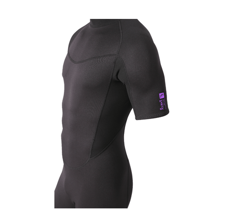 2/2 Stamiina - Zip Dos S/S Combinaison Shorty Surf HommeShortyMdns