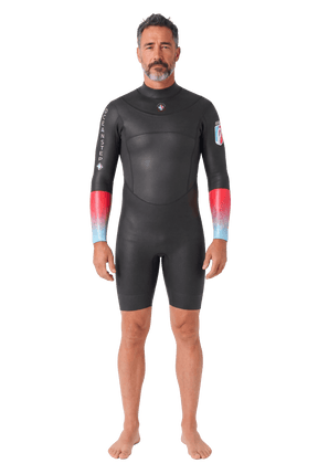2/2 U Zip L/S Performer - Shorty Longe Cote HommeShortyOcean Step