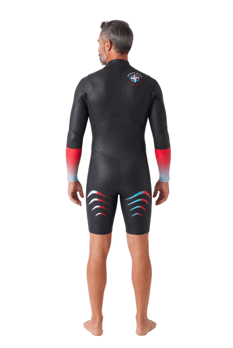 2/2 U Zip L/S Performer - Shorty Longe Cote HommeShortyOcean Step