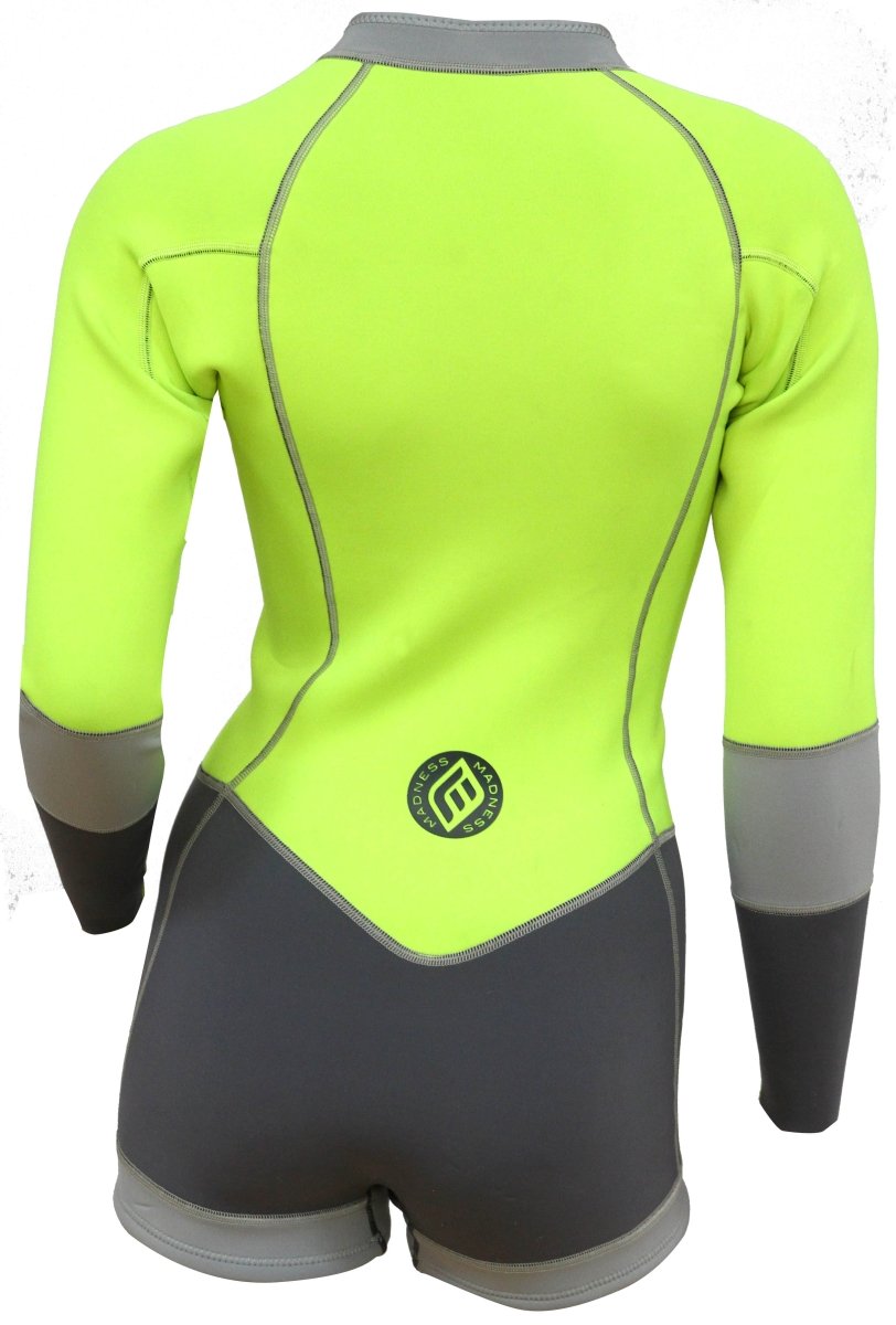 2/2 Unlimited -Zip Dos L/S Combinaison Shorty Surf FemmeShortyMdns