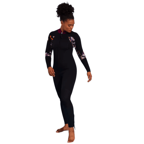 4/3 Dual Zip Full Suit Combinaison Longe Cote Femme#SteamersOcean Step