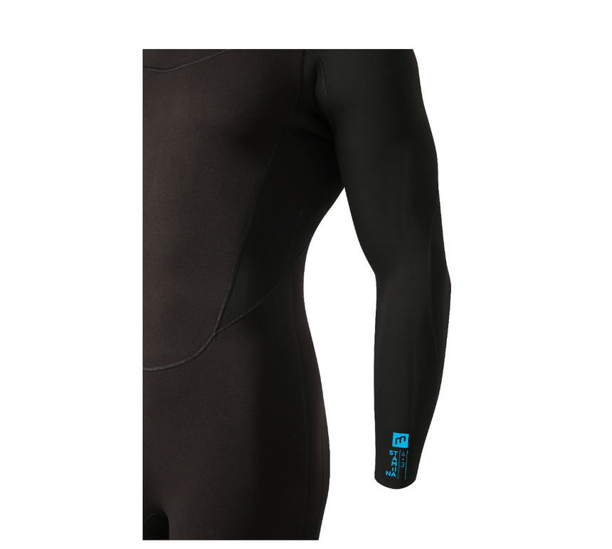 4/3 Stamiina - Zip Dos L/S Combinaison Surf HommeSteamersMdns