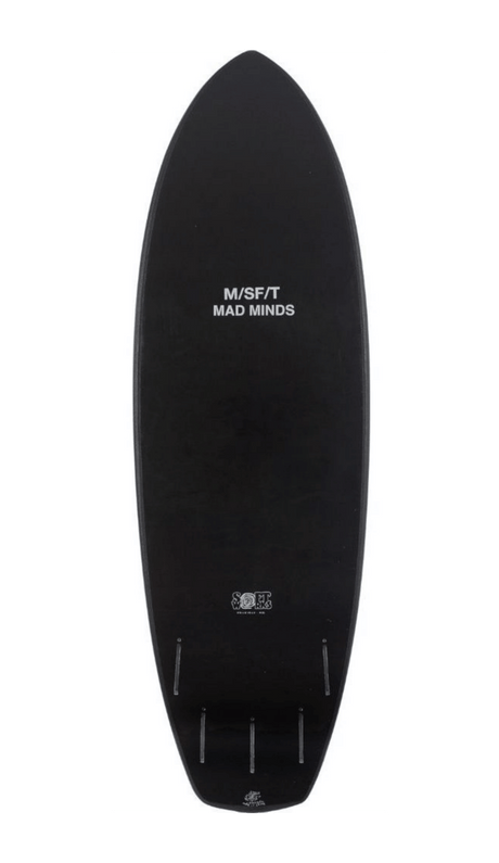 5'4" Misfit Dope Machine SW Futures Black - Planche Surf HybrideFunboard / HybrideSurftech