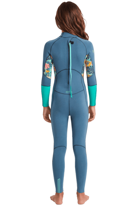 5/4/3 Pioneer - Zip Dos L/S Combinaison Surf FilleSteamersMdns