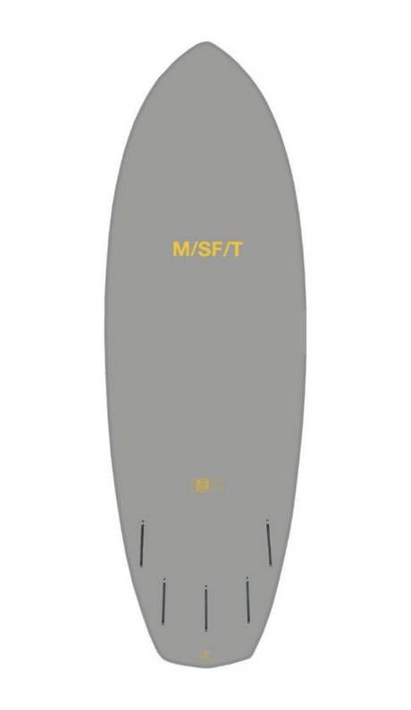 5'6" Misfit Dope Machine SW Futures ART - Planche Surf HybrideFunboard / HybrideSurftech