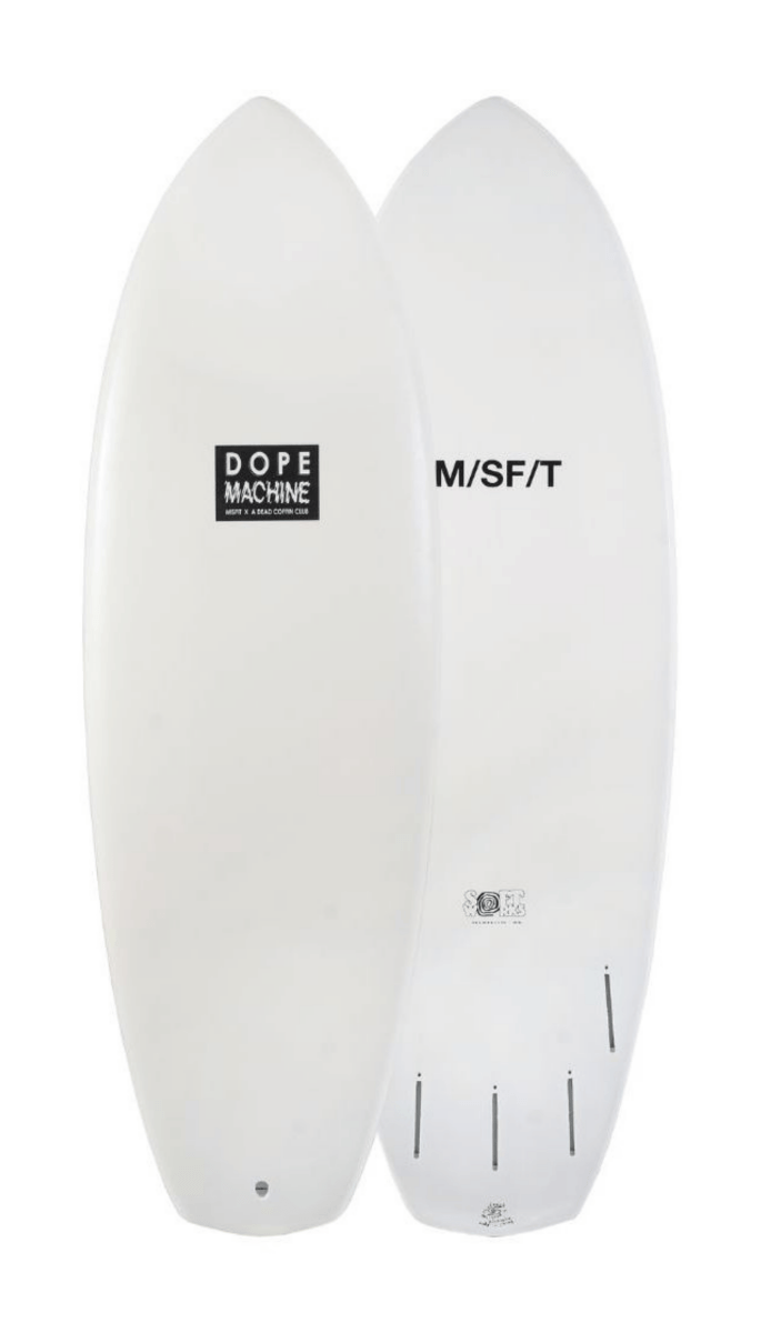5'6" Misfit Dope Machine SW Futures - Planche Surf HybrideFunboard / HybrideSurftech