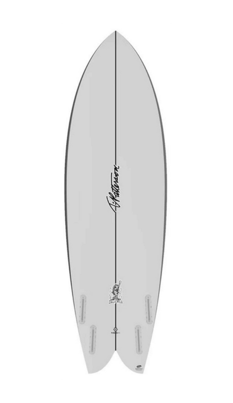 5'8" Timmy Patterson Devil Fish Fusion HD Futures - Planche Surf FishFishSurftech