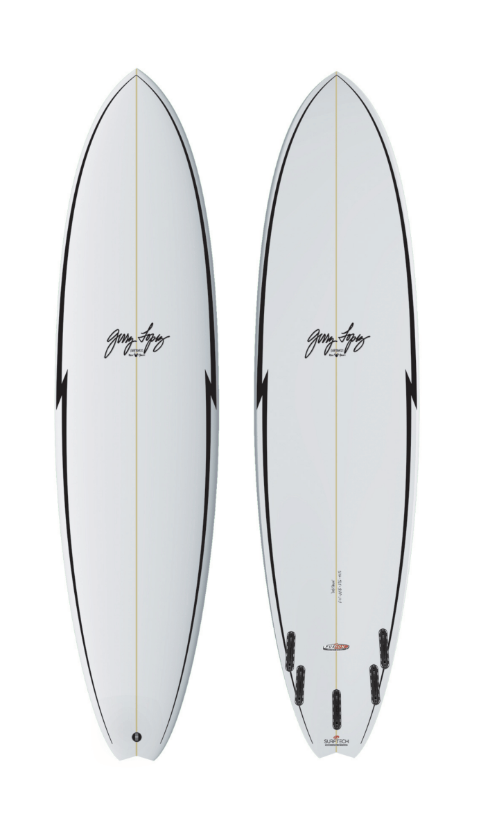 7'10" Gerry Lopez Little Darlin FusionHD Future - Planche Surf MidlengthFunboard / HybrideSurftech