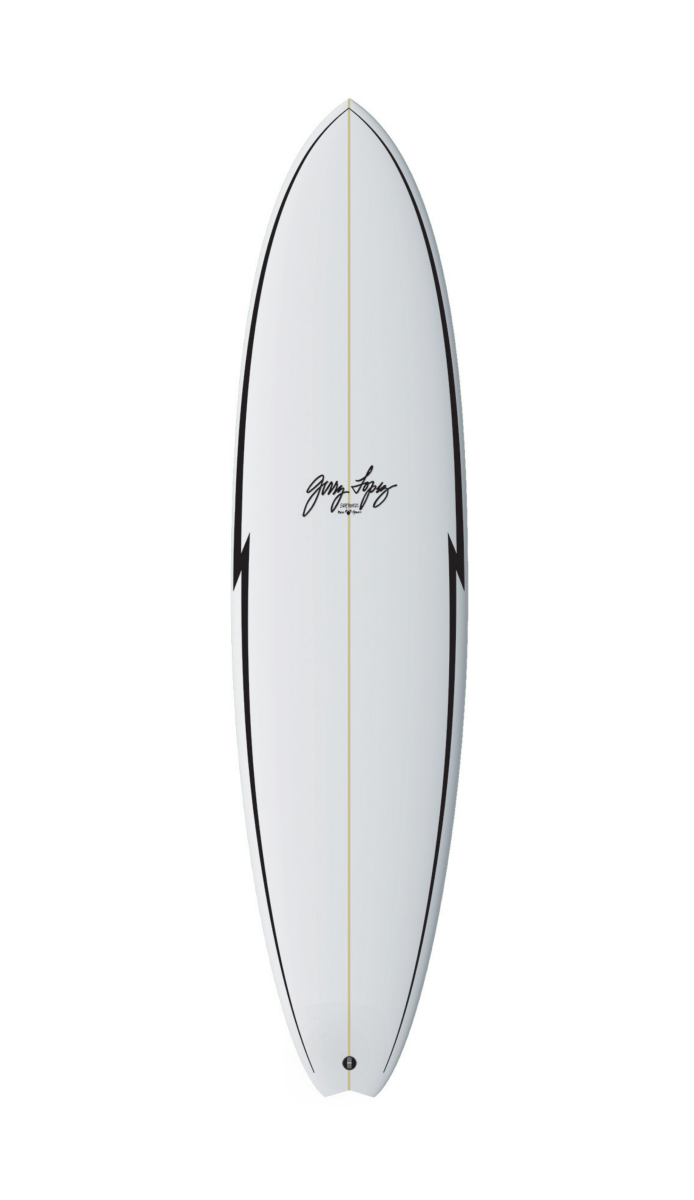 7'10" Gerry Lopez Little Darlin FusionHD Future - Planche Surf MidlengthFunboard / HybrideSurftech