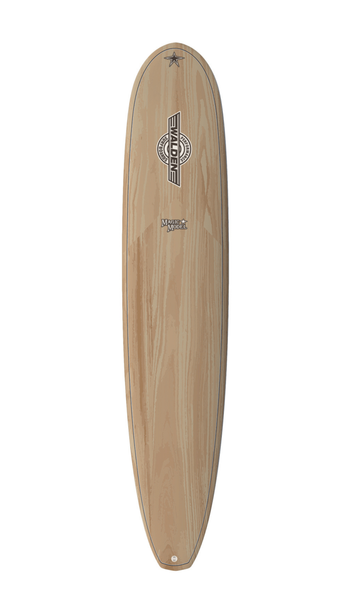 9'6" Walden Magic Madera Futures - Planche Surf LongboardLongboardSurftech