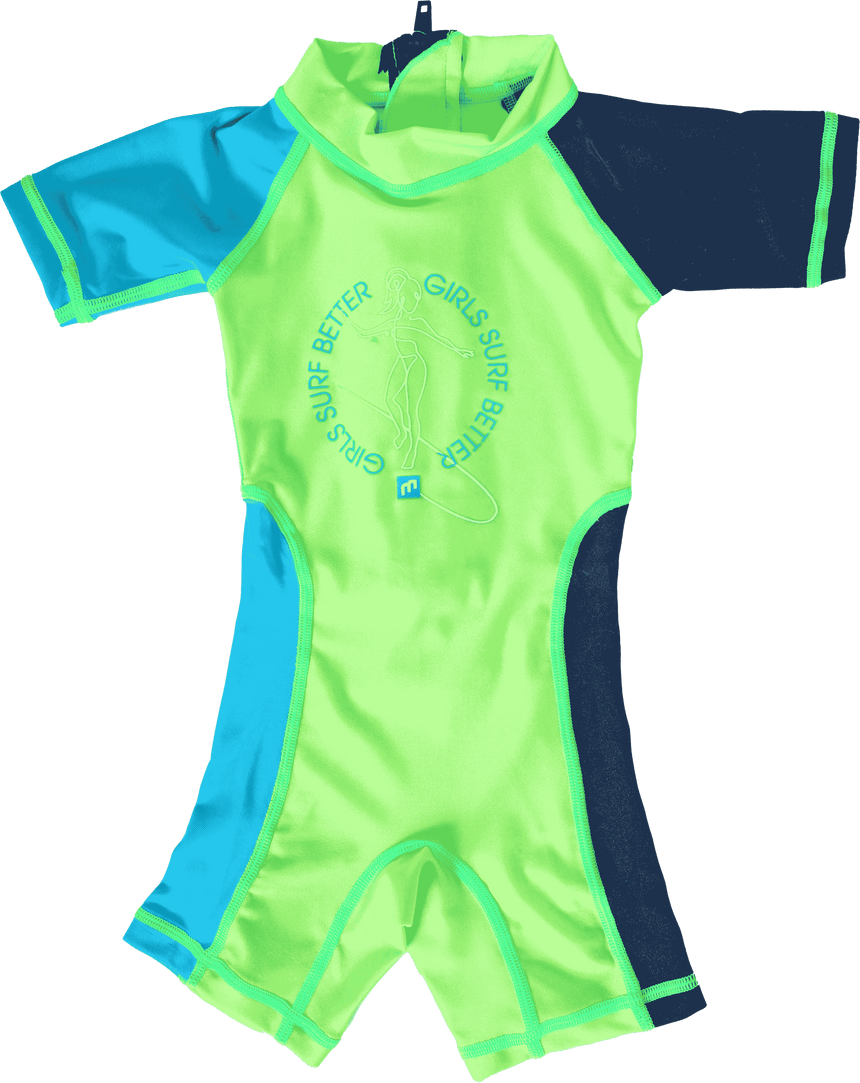 Message Girls - Shorty SPF 50+ S/S Lycra Surf Bebé