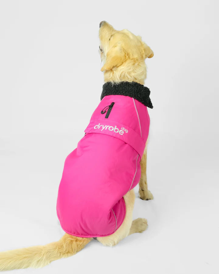 Hundemantel - Hundejacke Rosa / Schwarz