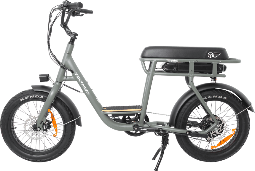 Voltaway Twinnee Bicicleta Eléctrica Doble Feldgrau