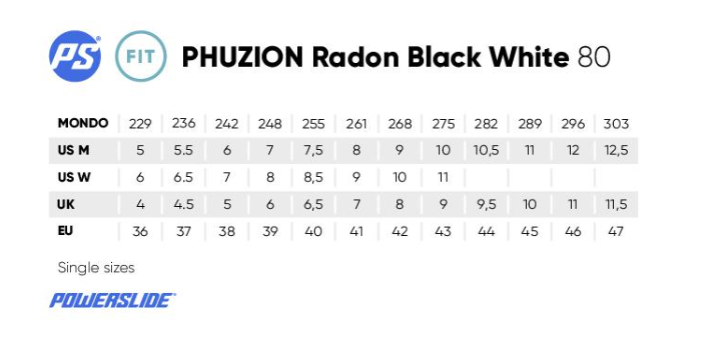 PHUZION RADION 80 Rollers En Ligne Freeskate Unisexe