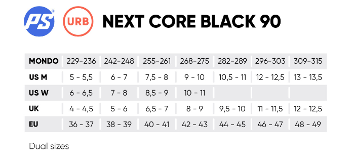 NEXT CORE 90 Rollers En Ligne Freeskate Unisexe