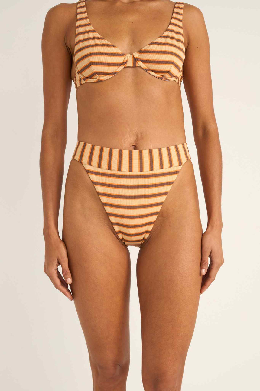 Tide Stripe Hi Banded - Bas De Maillot  Femme