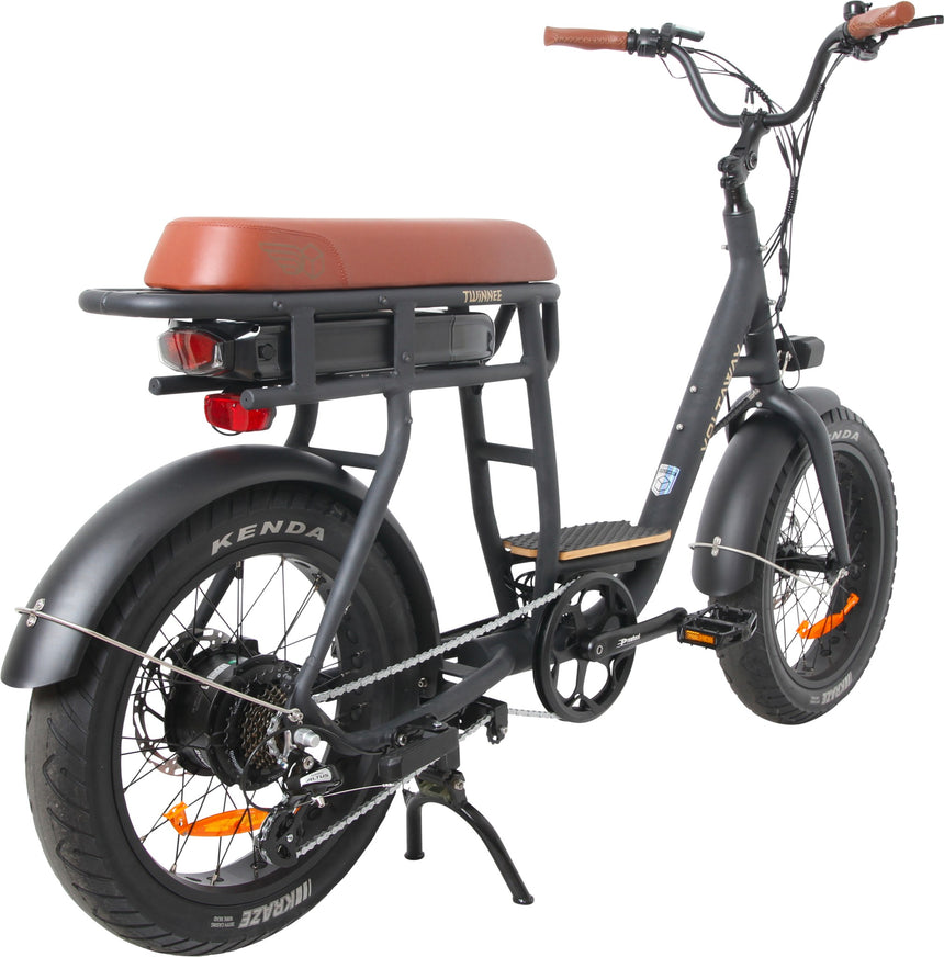 Voltaway Twinnee Bicicleta Eléctrica Doble Negra
