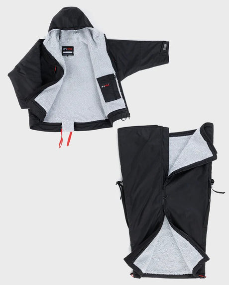 Adapt - Poncho Impermeable Zippé Pour Adulte En Fauteil Roulant NoirPonchosDryrobe